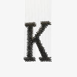 Charcoal Sculptural Chandelier K – Modern Architectural LED Pendant Light