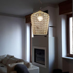 Kabuki Pendant Light – Modern Acrylic LED Hanging Lamp for Dining & Living Spaces