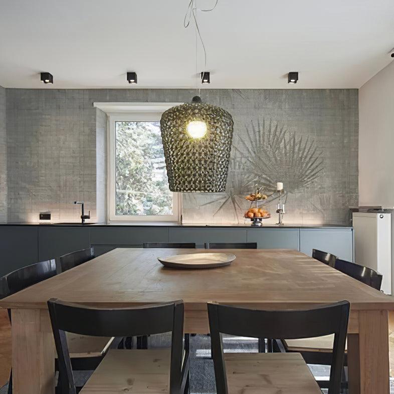 Kabuki Pendant Light – Modern Acrylic LED Hanging Lamp for Dining & Living Spaces