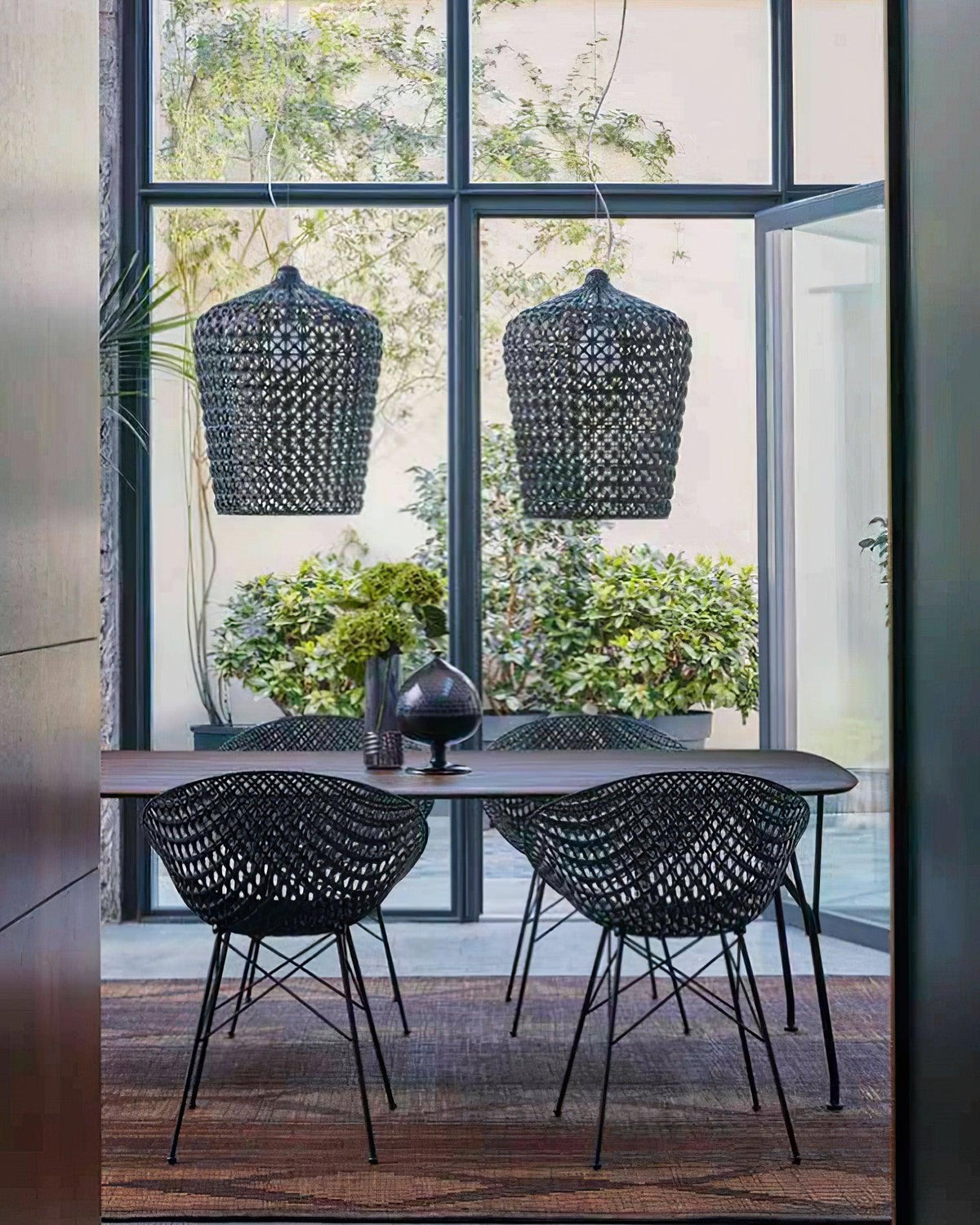 Kabuki Pendant Light – Modern Acrylic LED Hanging Lamp for Dining & Living Spaces