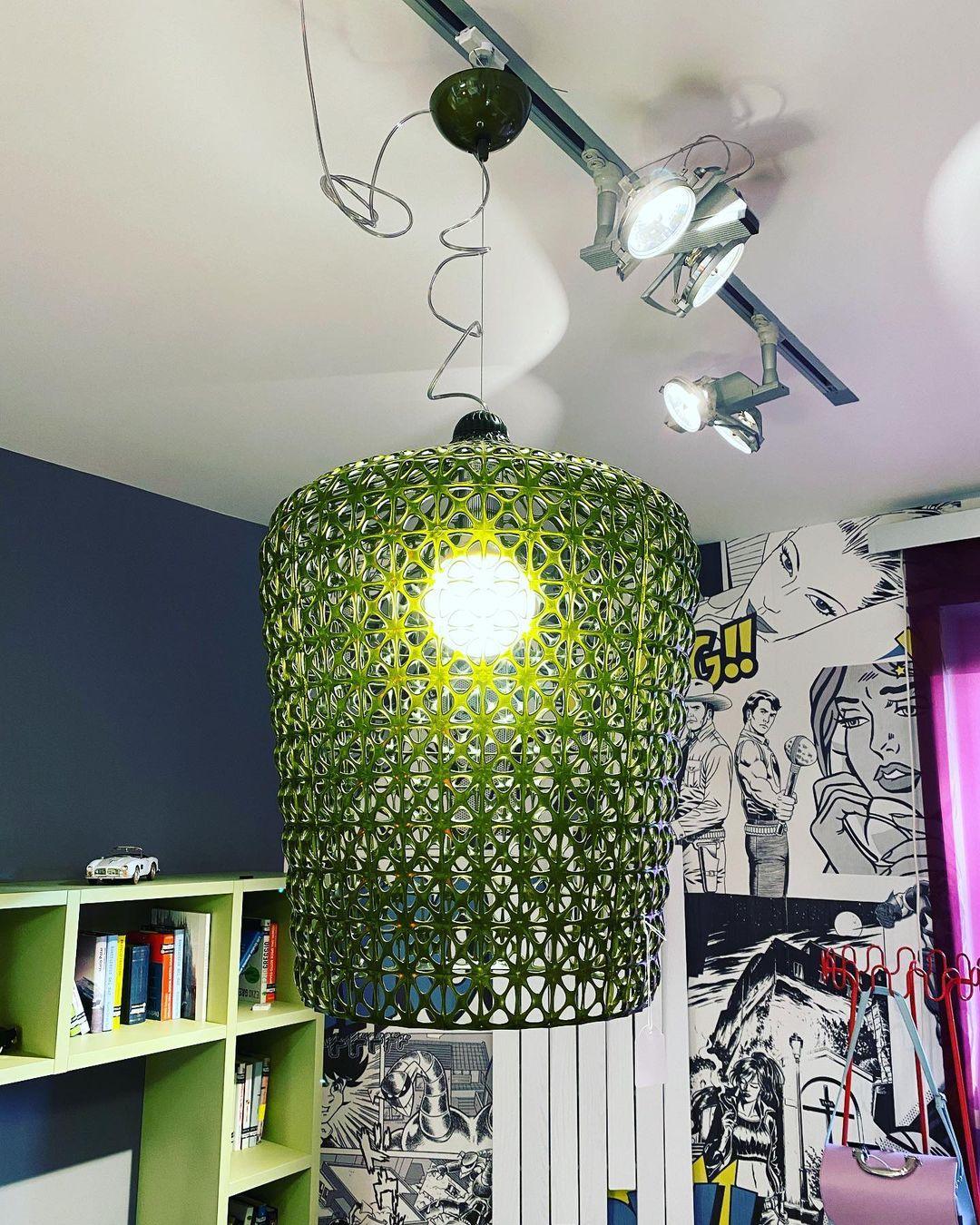 Kabuki Pendant Light – Modern Acrylic LED Hanging Lamp for Dining & Living Spaces