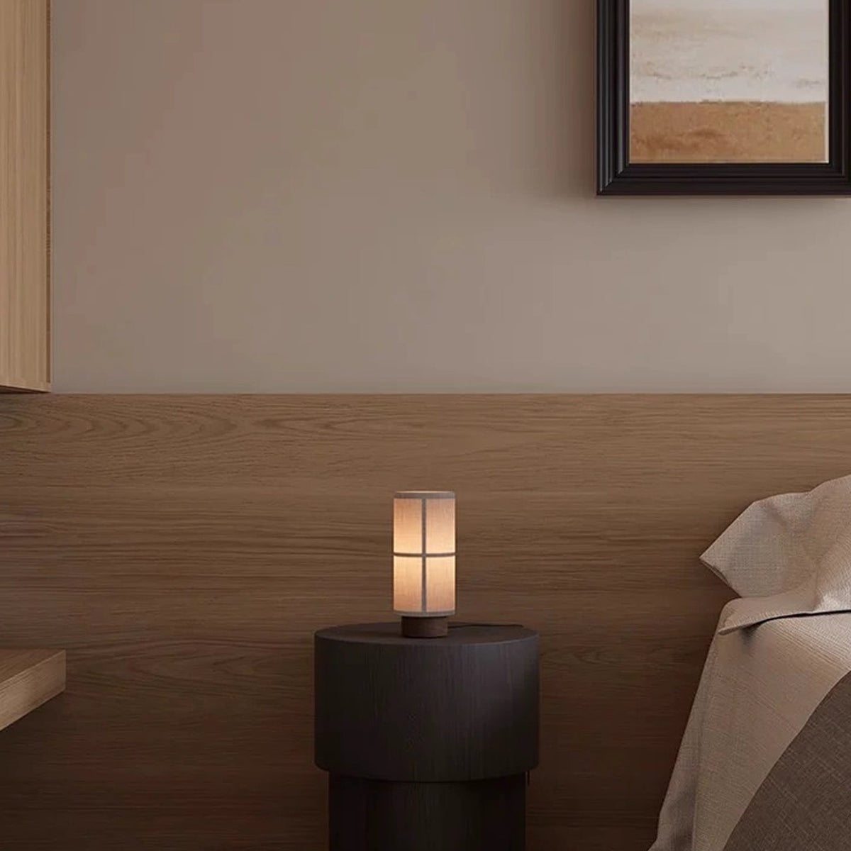 Kanso Glow Rechargeable Table Lamp – Minimalist LED Table Light