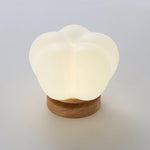 Kapok Flower Mini Flush Mount Ceiling Light in Wood Grain Metal