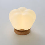 Kapok Flower Mini Flush Mount Ceiling Light in Wood Grain Metal