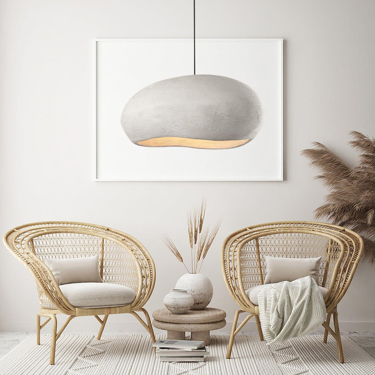 Karam Designer Pendant Light – Modern Art Shade for Dining & Living Spaces