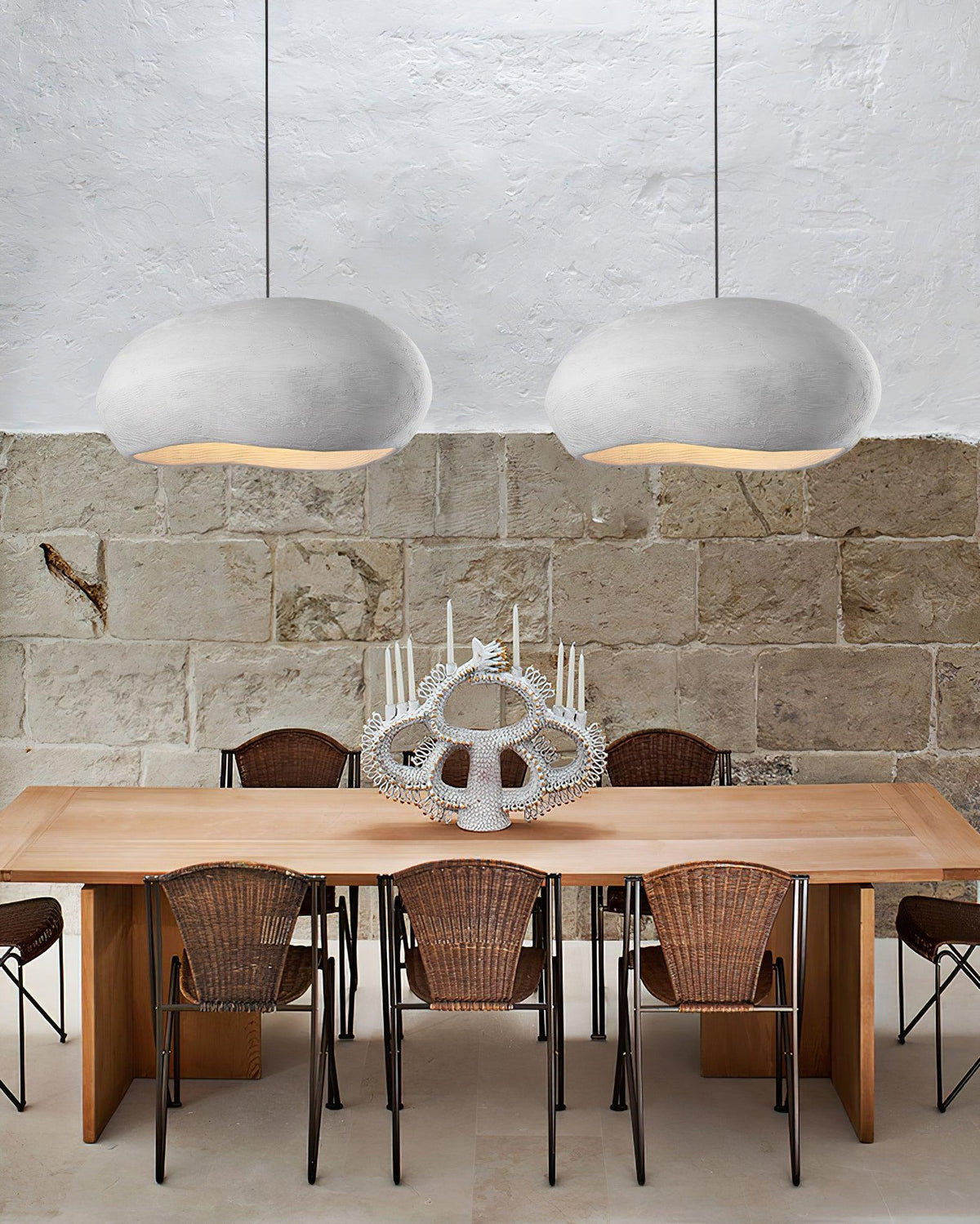 Karam Designer Pendant Light – Modern Art Shade for Dining & Living Spaces