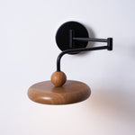 Karlin Swing Arm LED Wall Sconce in Metal and Acrylic