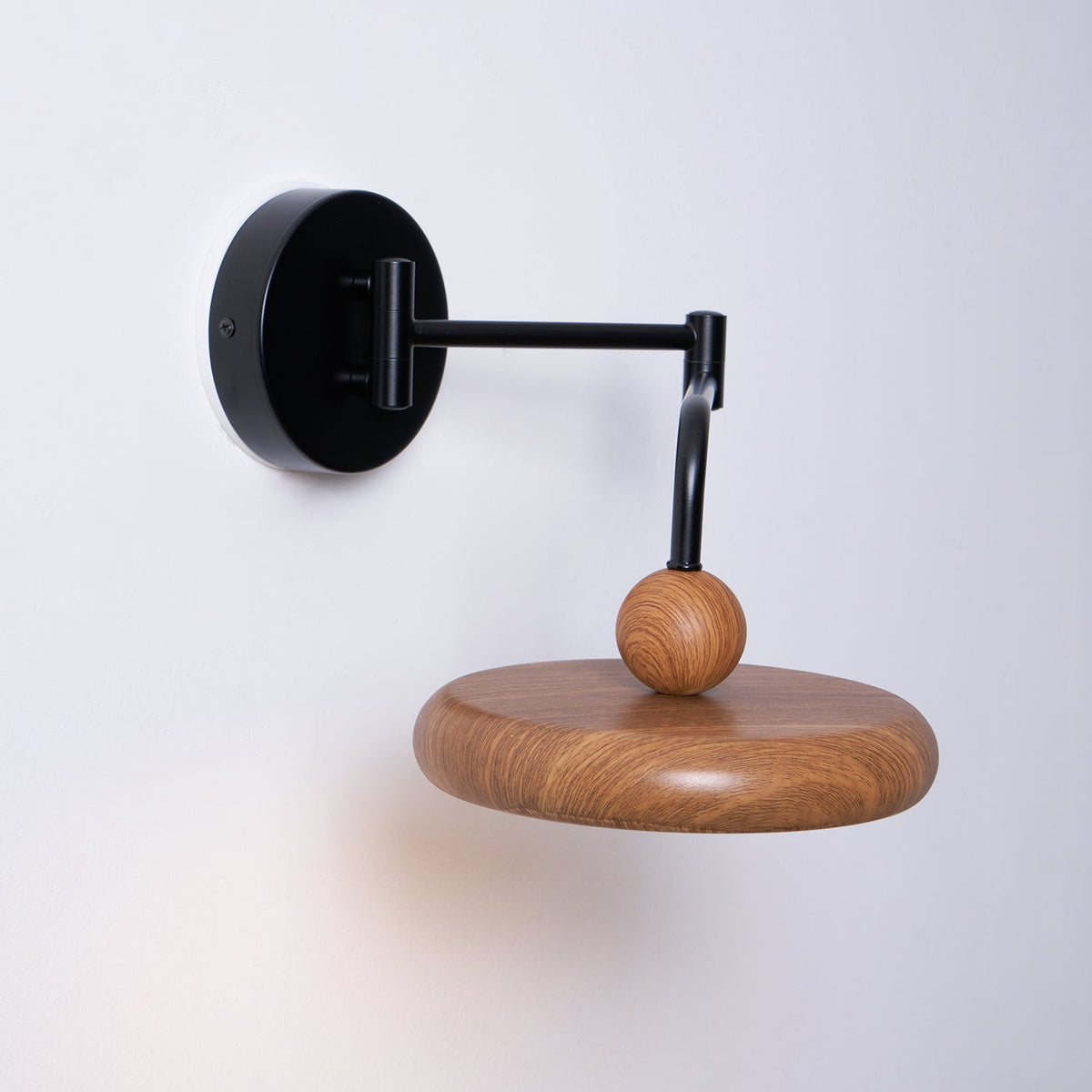 Karlin Swing Arm LED Wall Sconce in Metal and Acrylic