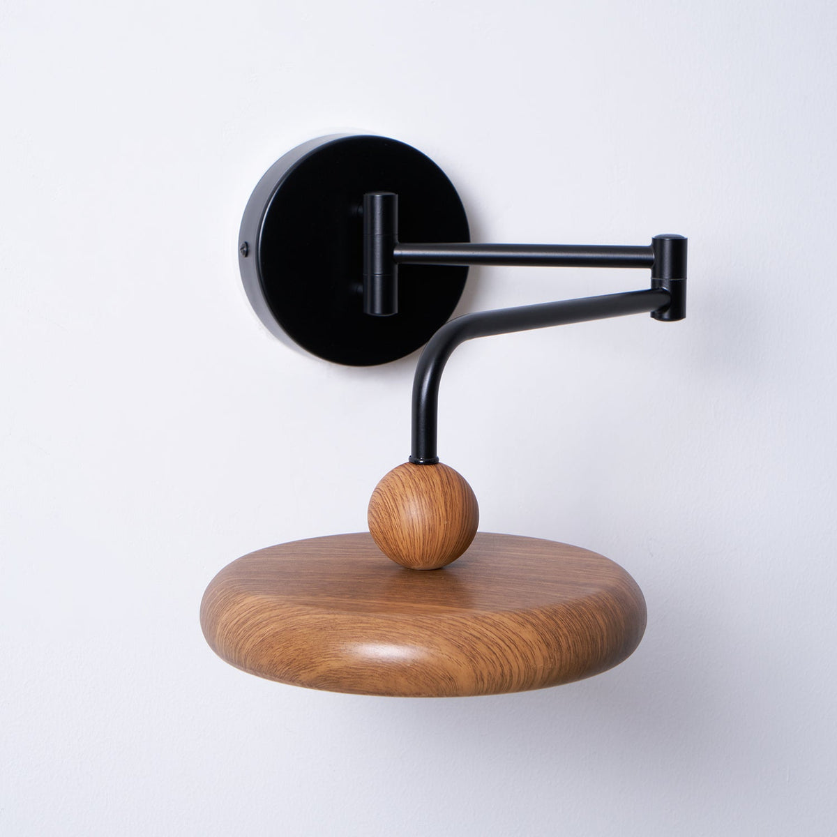 Karlin Swing Arm LED Wall Sconce in Metal and Acrylic