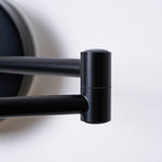 Karlin Swing Arm LED Wall Sconce in Metal and Acrylic