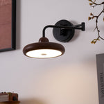 Karlin Swing Arm LED Wall Sconce in Metal and Acrylic