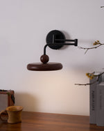 Karlin Swing Arm LED Wall Sconce in Metal and Acrylic