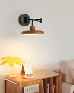 Karlin Swing Arm LED Wall Sconce in Metal and Acrylic