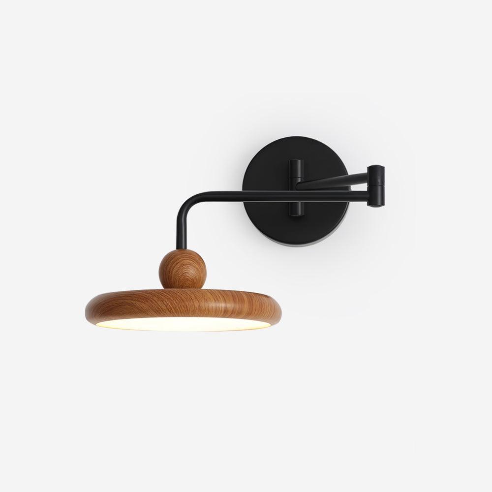 Karlin Swing Arm LED Wall Sconce in Metal and Acrylic