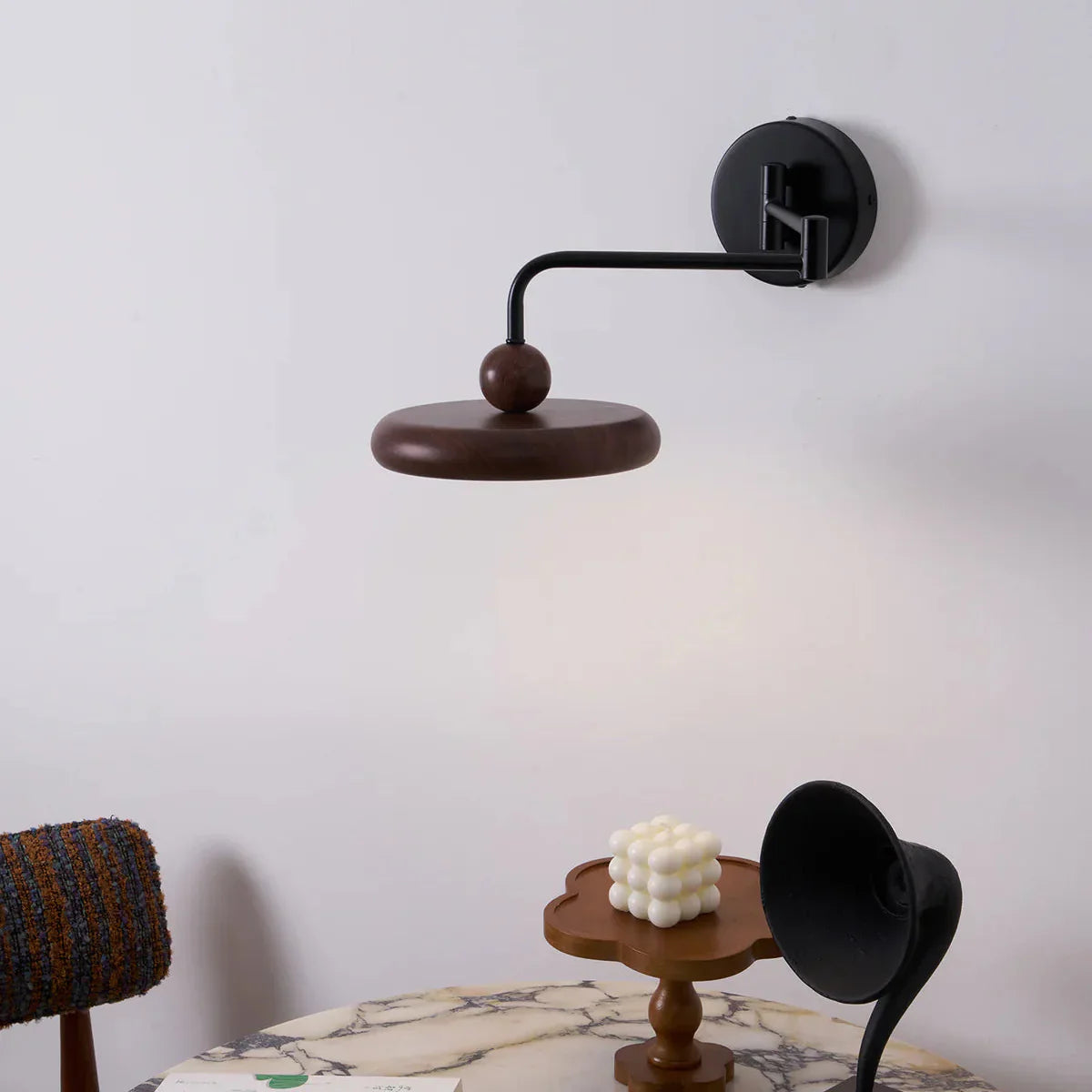 Compact Pivot Wall Light Fixture