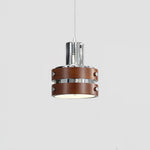 Karry Pendant Light in Chrome and Walnut Wood for Modern Interiors