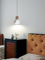 Karry Pendant Light in Chrome and Walnut Wood for Modern Interiors