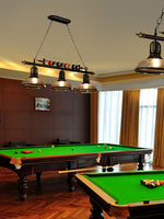 Kasha Billiard Chandelier – Modern Glass Linear Pendant for Kitchen Island and Game Room