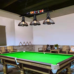 Kasha Billiard Chandelier – Modern Glass Linear Pendant for Kitchen Island and Game Room
