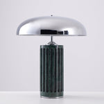 Aurelio Dome Table Lamp with Marble Base – Modern Sculptural Lighting