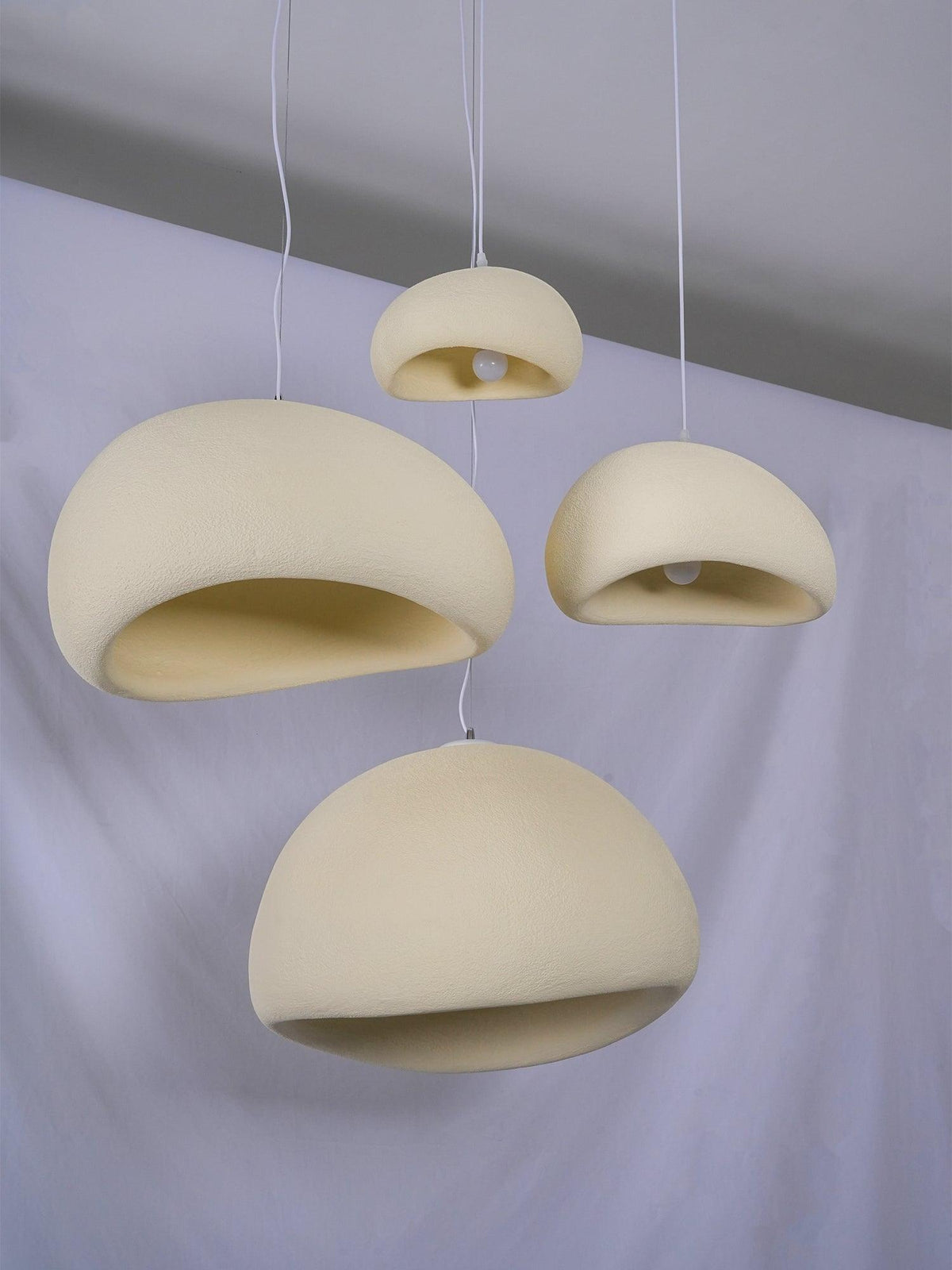 Zenra Organic Wabi-Sabi Chandelier – Designer HDPE Pendant Light