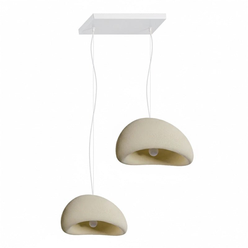 Zenra Organic Wabi-Sabi Chandelier – Designer HDPE Pendant Light