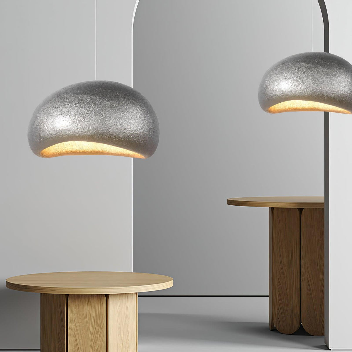 Auralune Pendant Light – Modern Wabi-Sabi Ceiling Lamp for Living Spaces