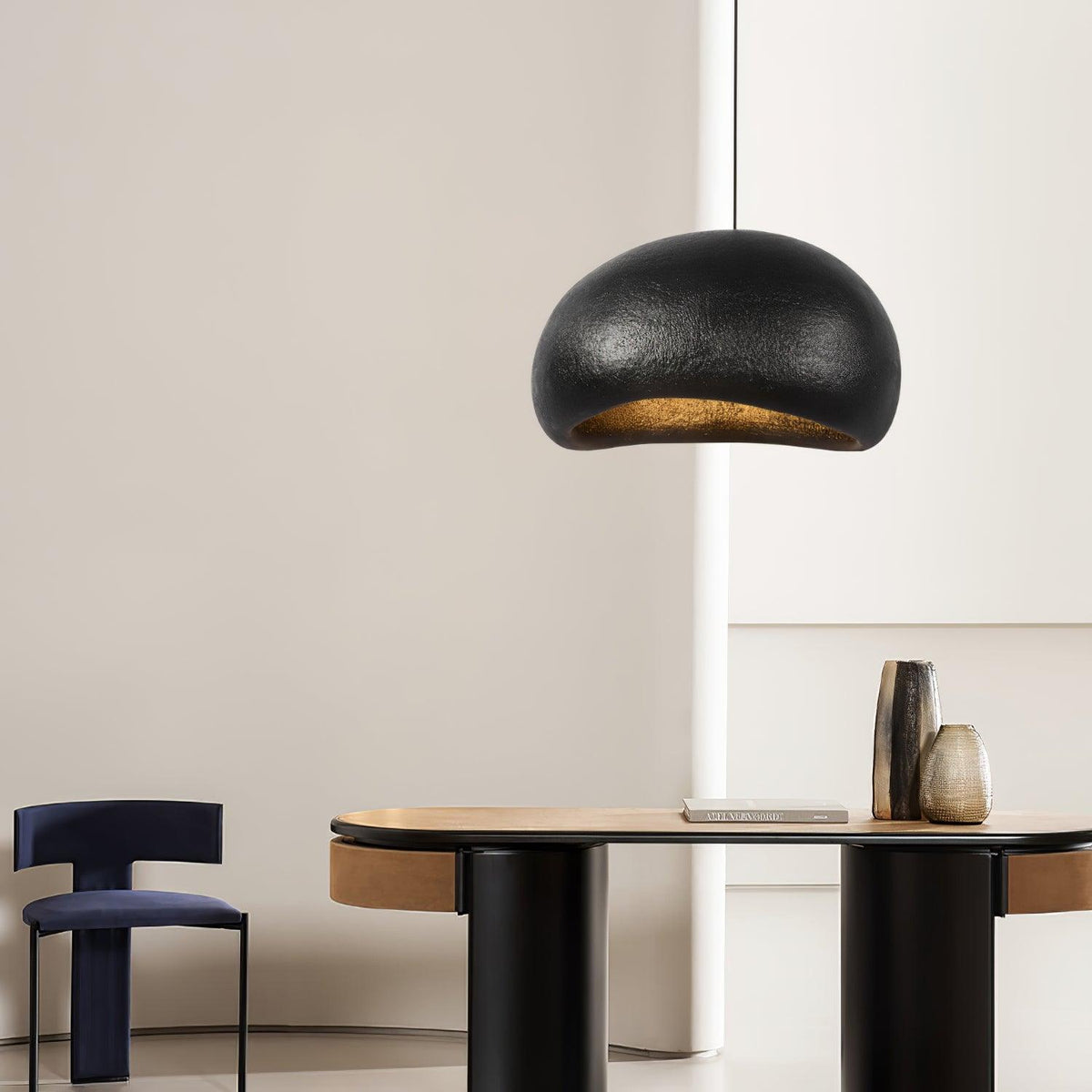 Auralune Pendant Light – Modern Wabi-Sabi Ceiling Lamp for Living Spaces
