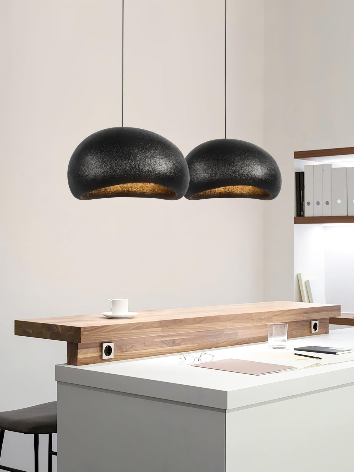 Auralune Pendant Light – Modern Wabi-Sabi Ceiling Lamp for Living Spaces
