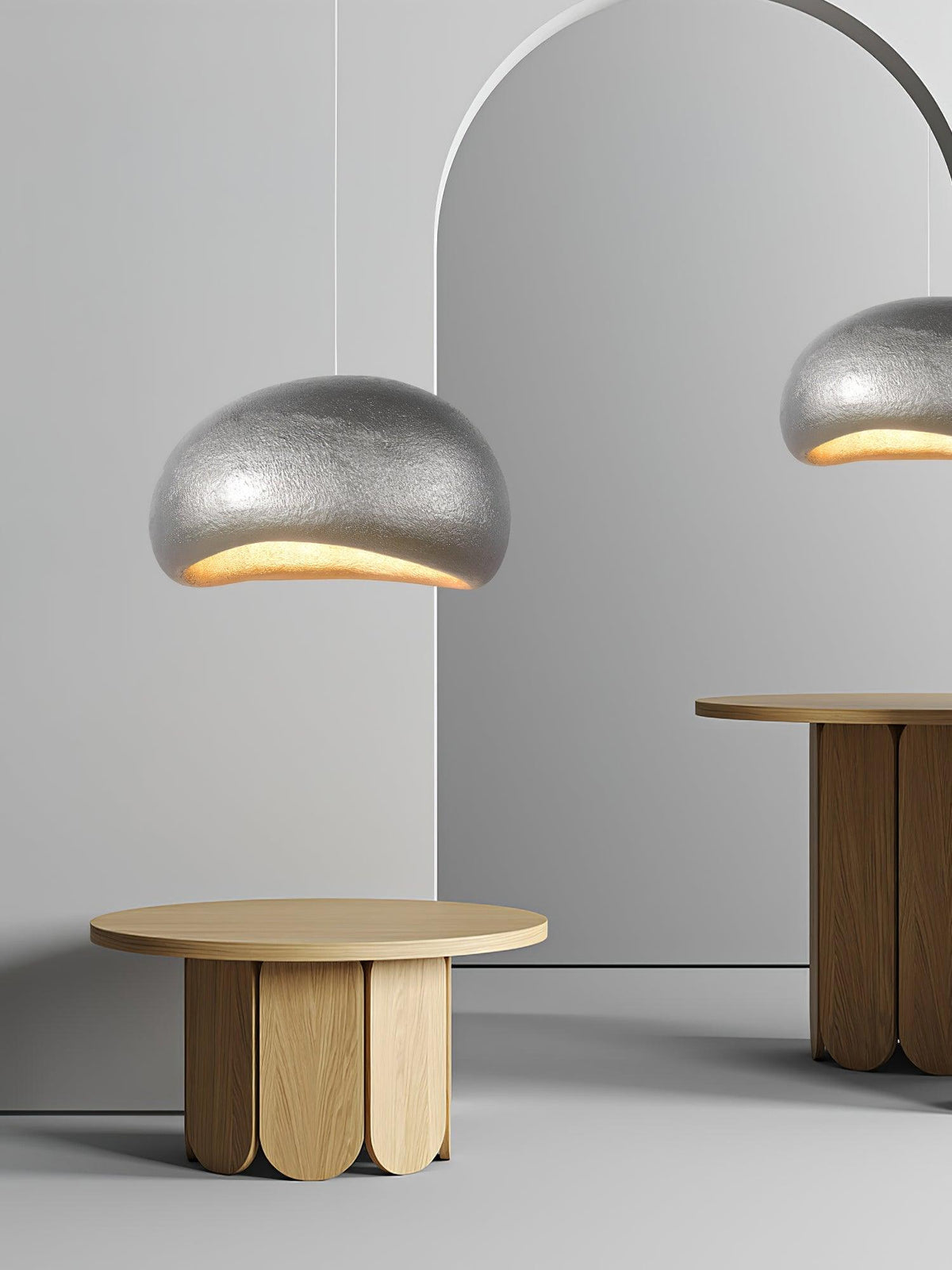 Auralune Pendant Light – Modern Wabi-Sabi Ceiling Lamp for Living Spaces