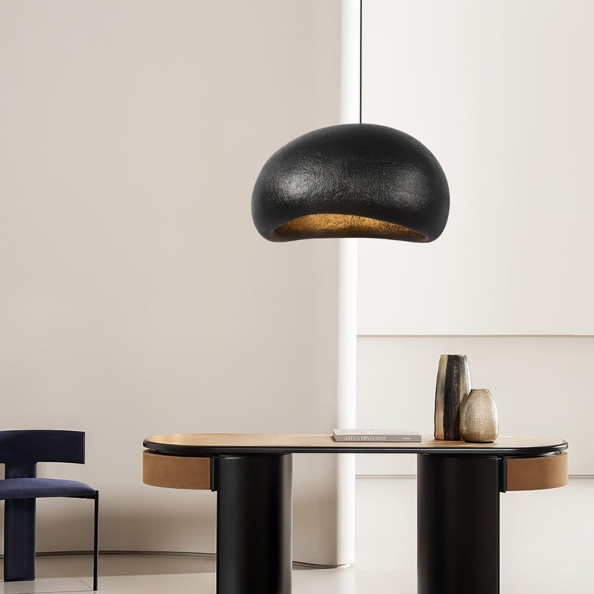 Auralune Pendant Light – Modern Wabi-Sabi Ceiling Lamp for Living Spaces