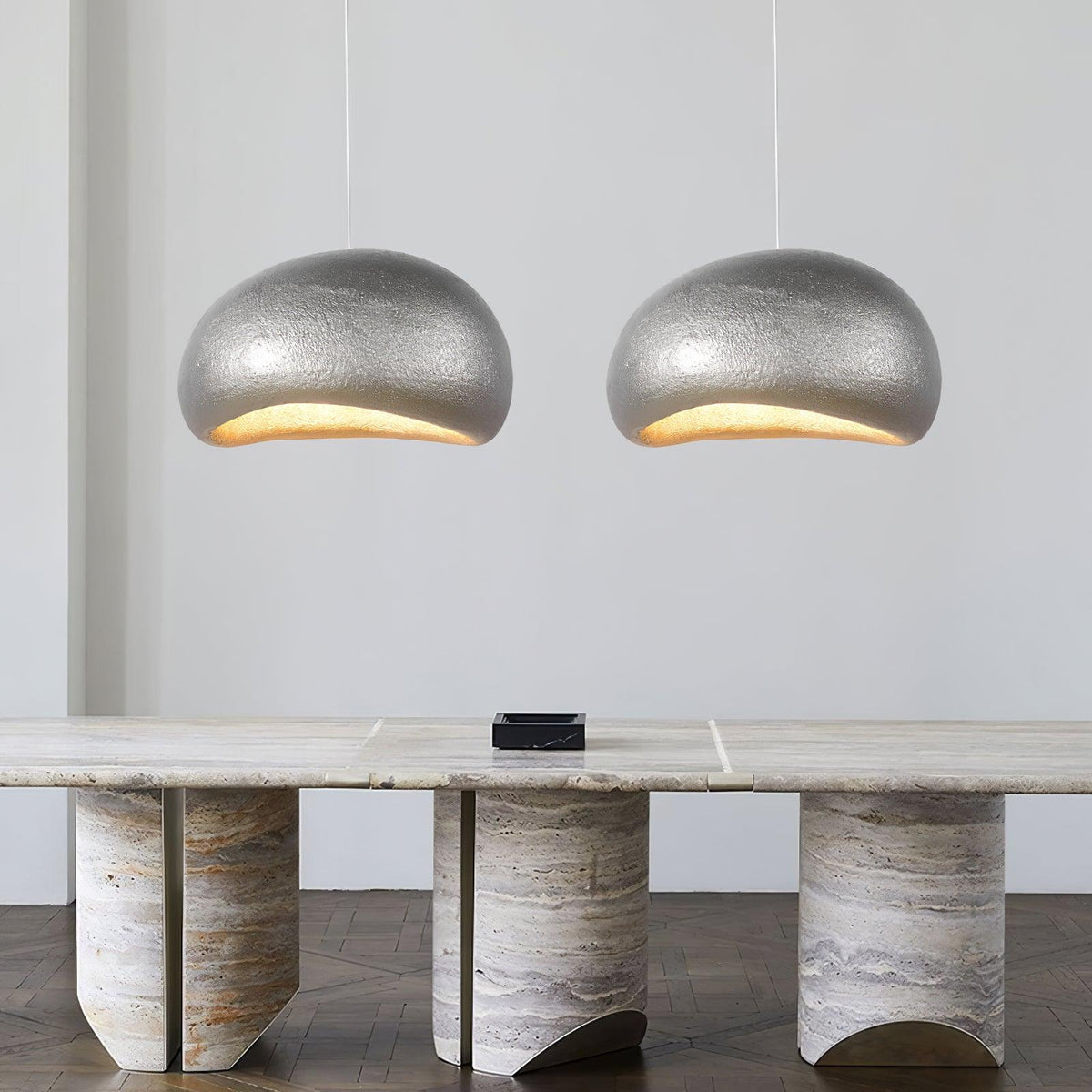 Auralune Pendant Light – Modern Wabi-Sabi Ceiling Lamp for Living Spaces
