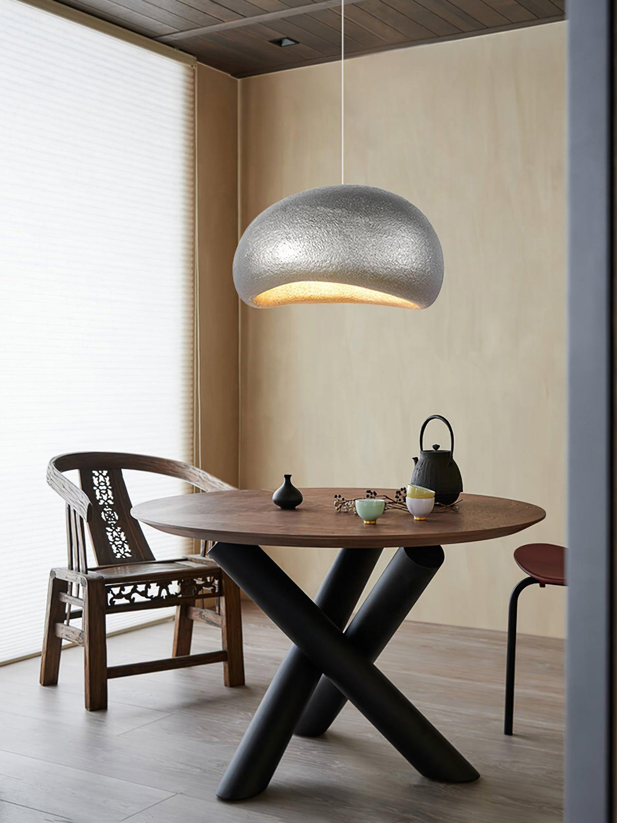 Auralune Pendant Light – Modern Wabi-Sabi Ceiling Lamp for Living Spaces