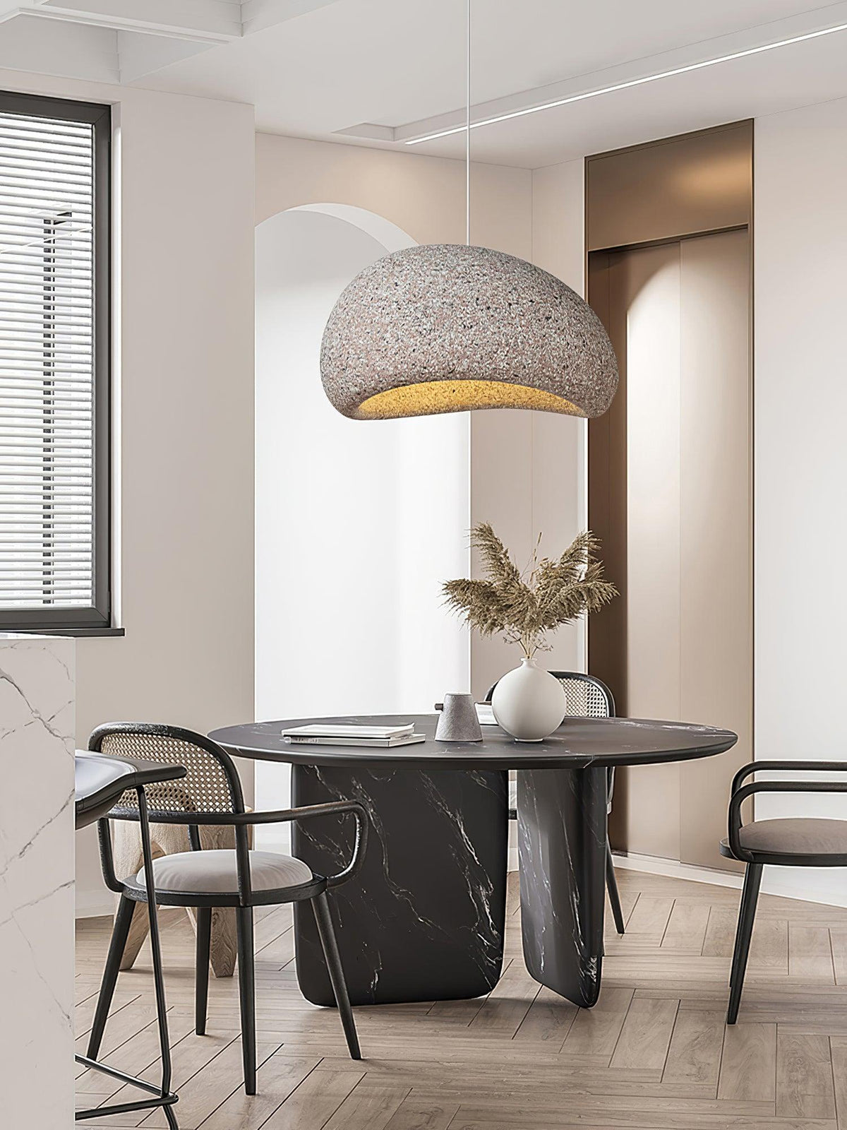 Tsukiyo Cloud Pendant Light – Wabi-Sabi Sculptural Ceiling Lamp