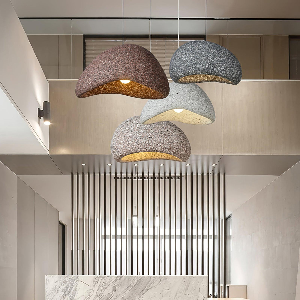 Tsukiyo Cloud Pendant Light – Wabi-Sabi Sculptural Ceiling Lamp