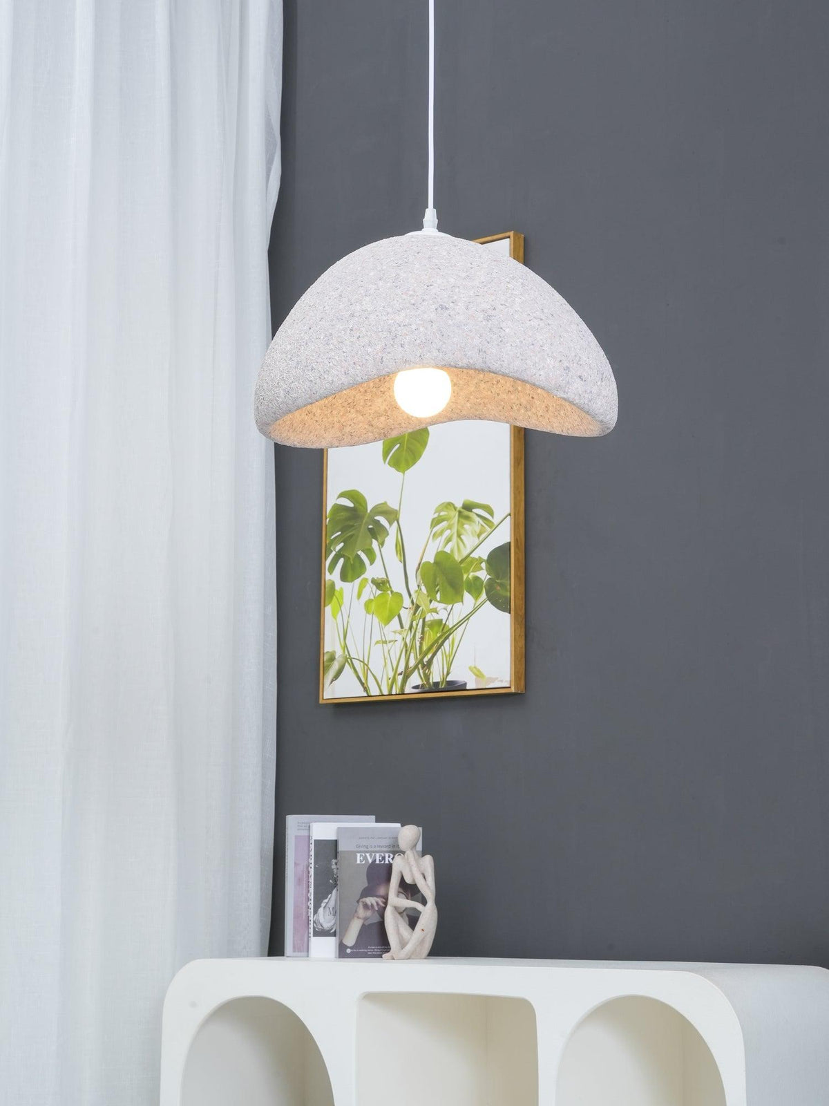 Tsukiyo Cloud Pendant Light – Wabi-Sabi Sculptural Ceiling Lamp