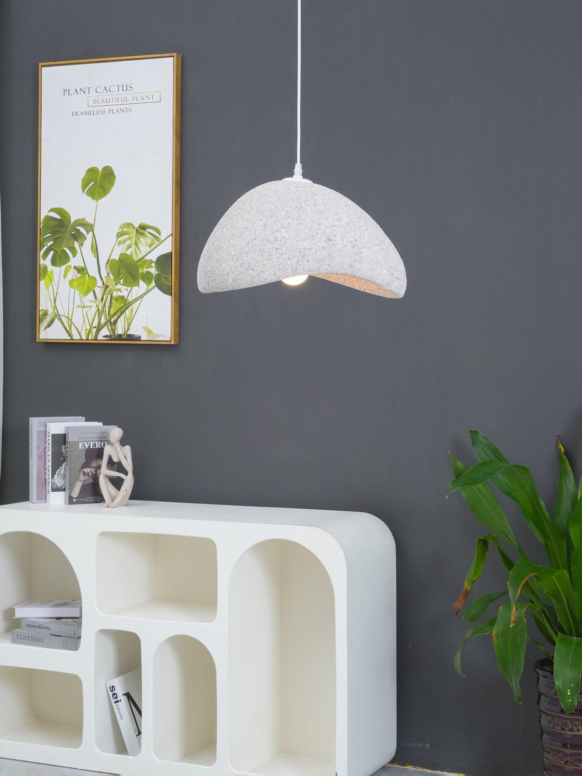 Tsukiyo Cloud Pendant Light – Wabi-Sabi Sculptural Ceiling Lamp