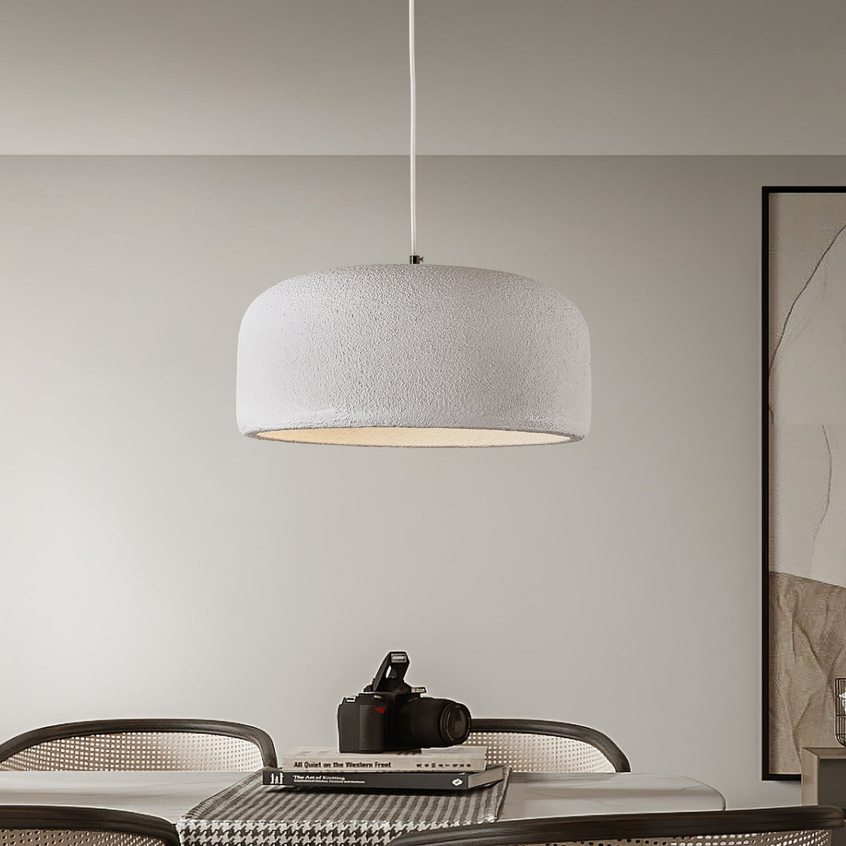 Aether Dome Cloud Pendant Light – Modern Resin & Metal Ceiling Lamp