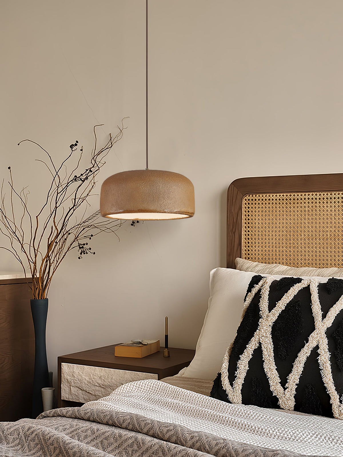 Aether Dome Cloud Pendant Light – Modern Resin & Metal Ceiling Lamp