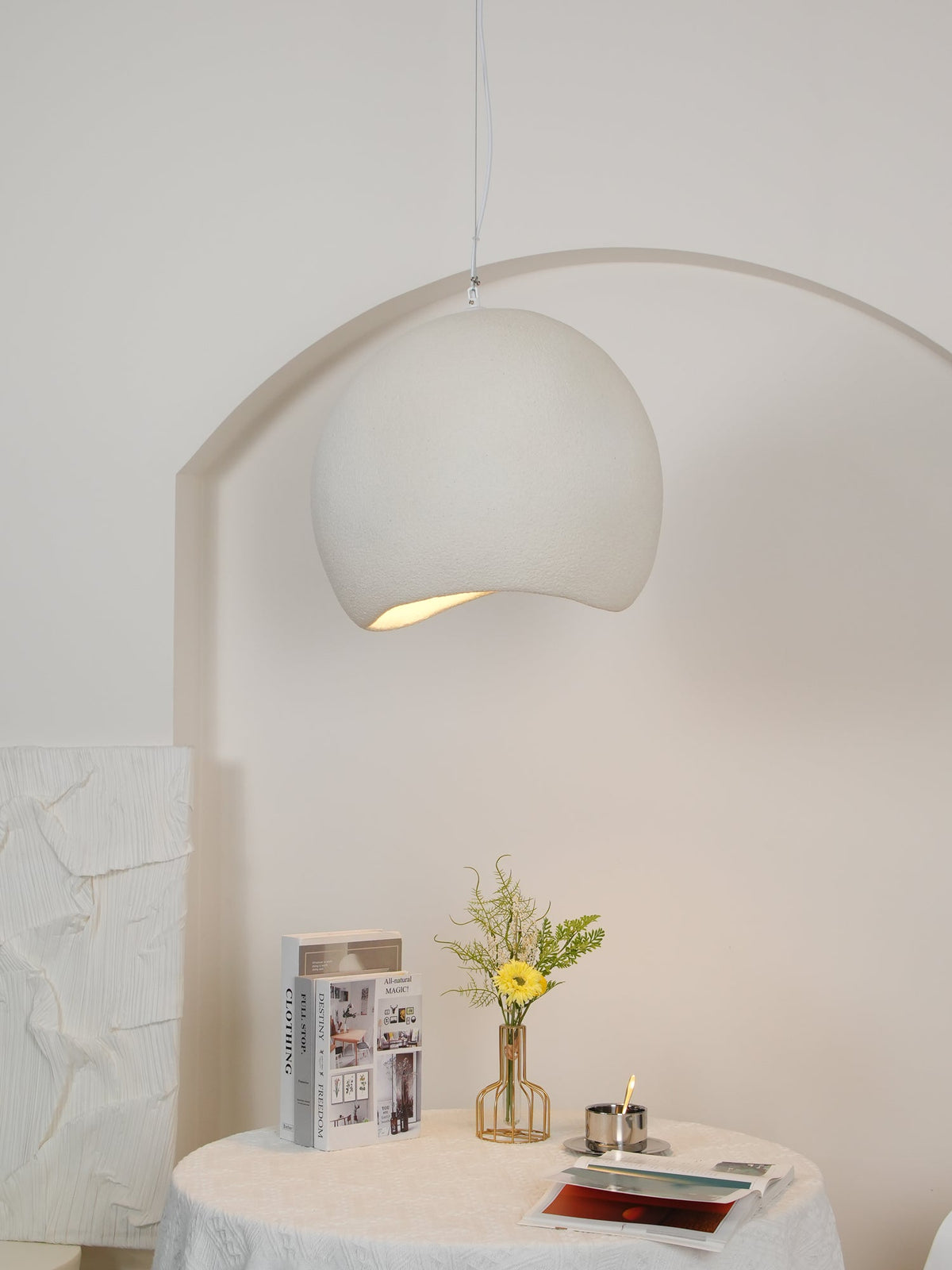 Aurelia Cloud Resin Pendant Light – Sculptural Modern Ceiling Lamp