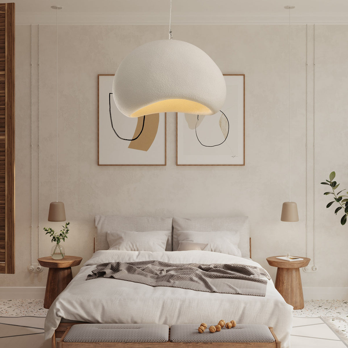 Aurelia Cloud Resin Pendant Light – Sculptural Modern Ceiling Lamp