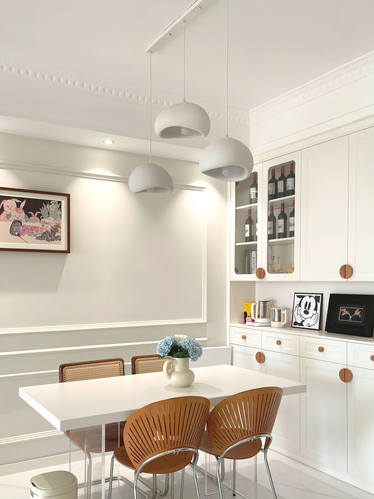 Zenra Organic Wabi-Sabi Chandelier – Designer HDPE Pendant Light