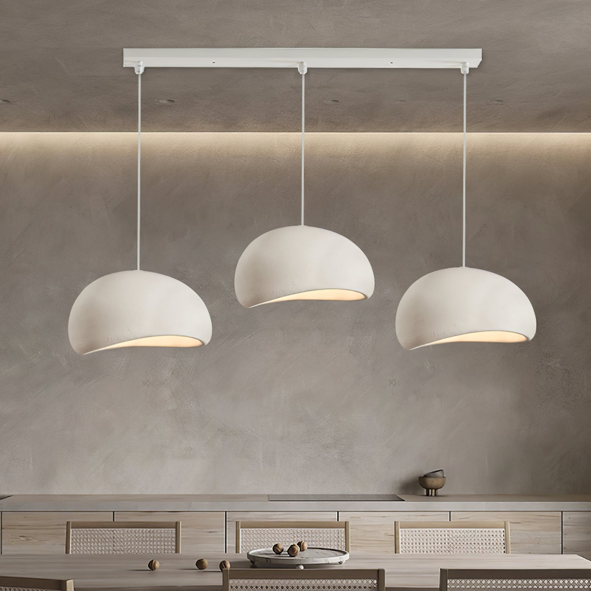 Zenra Organic Wabi-Sabi Chandelier – Designer HDPE Pendant Light