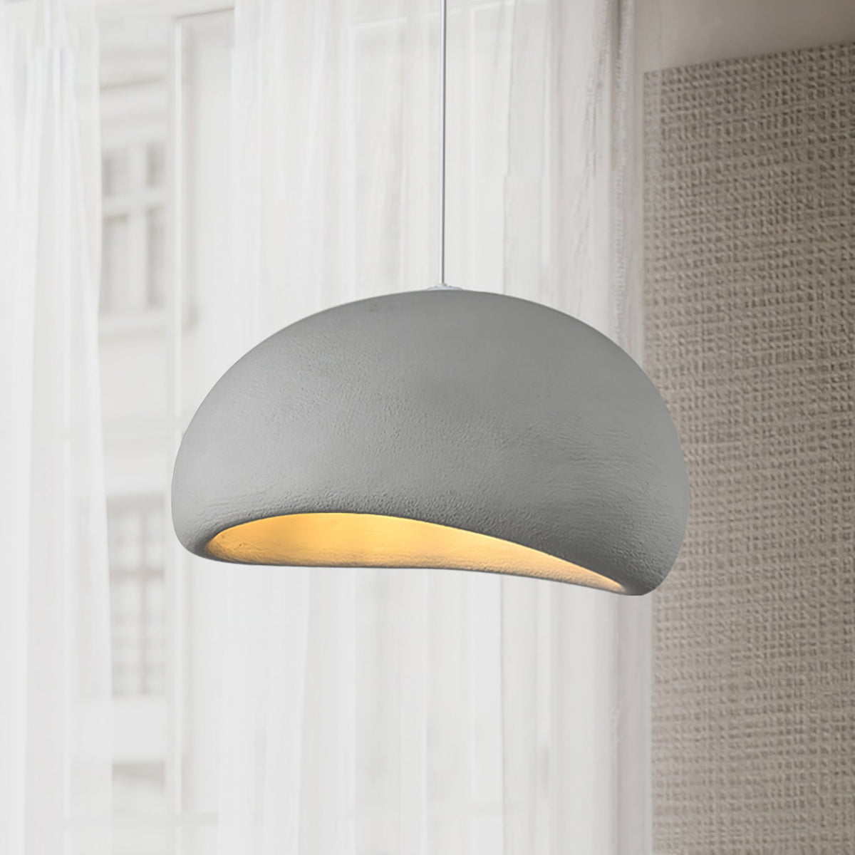 Zenra Organic Wabi-Sabi Chandelier – Designer HDPE Pendant Light