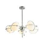 Kittelson Modern Glass and Metal Chandelier for Dining Room and Living Room