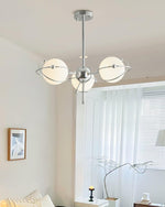 Kittelson Modern Glass and Metal Chandelier for Dining Room and Living Room