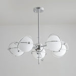 Kittelson Modern Glass and Metal Chandelier for Dining Room and Living Room