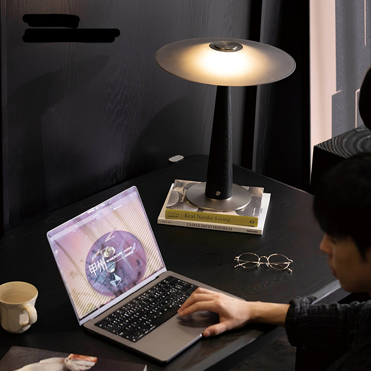 Kizu Peak Table Lamp – Sculptural LED Table Light for Modern Interiors