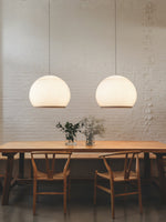 Lantern Knit Pendant Light – Woven Fabric Shade, Modern Minimalist Ceiling Lamp