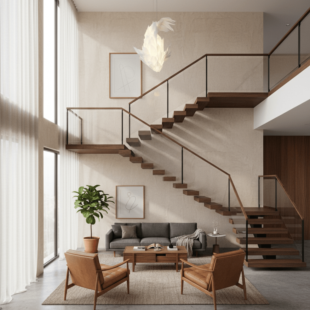 Koi Sculptural LED Chandelier for Dining Room and Living Room